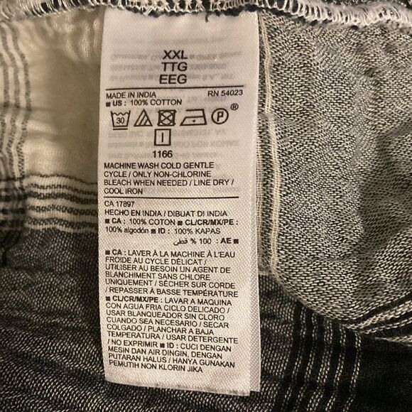 OLD NAVY Black & White Plaid Flannel DRESS Long Sleeves 2X - Picture 9 of 9